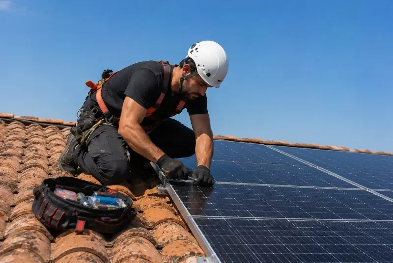 Maintenance et monitoring de panneaux solaires à Butten