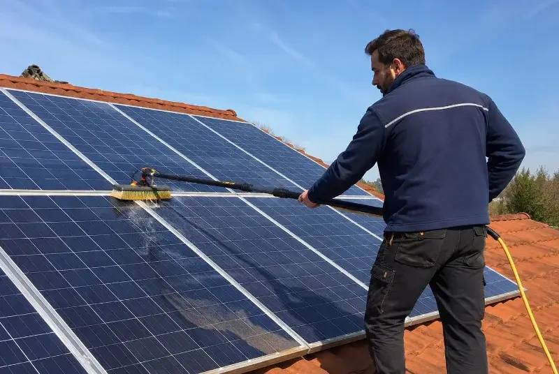 Nettoyage et entretien de panneaux solaires à Butten