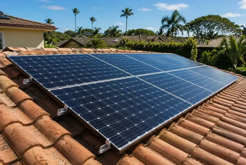 Installation de panneaux solaires à Butten